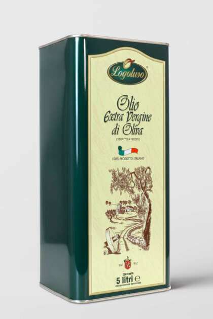 Olio extravergine d'oliva Fruttato Delicato - Lattina da 5 lt