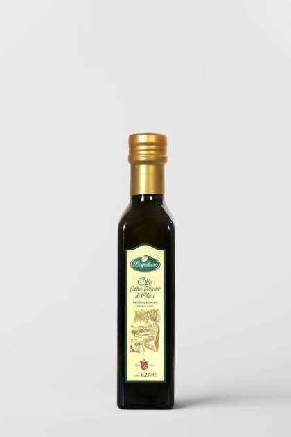 Olio extravergine d'oliva Fruttato Delicato - Bottiglia da 250 ml