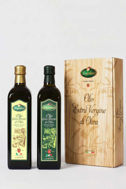 Box regalo olio extravergine d'oliva pugliese