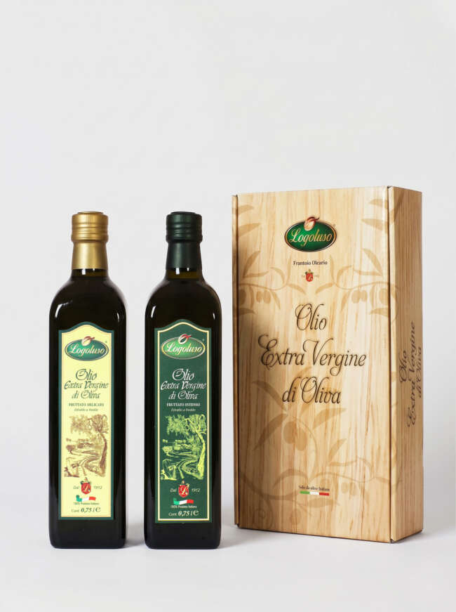 Box regalo olio extravergine d'oliva pugliese